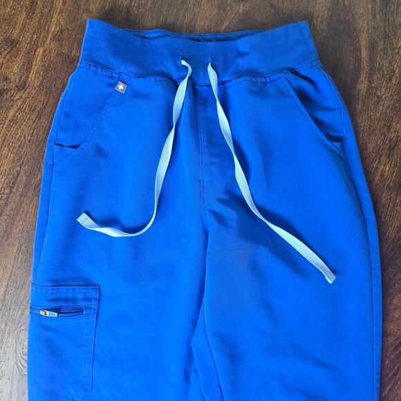FIGS High Waisted Zamora Jogger Scrub Bottoms in Limited Capri Blue - XS/T - Picture 2 of 7